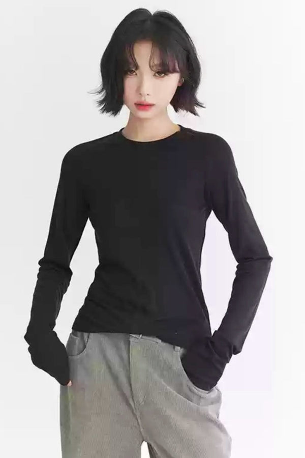 シンウールテンセルベースレイヤーシャツ