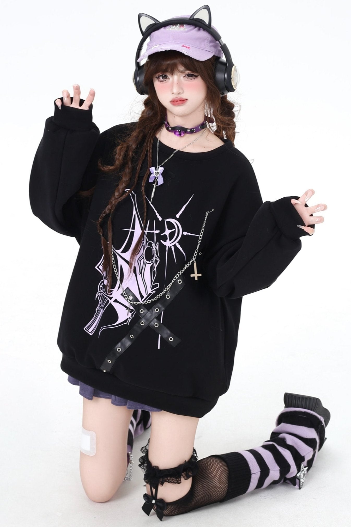 サブカルフリーススウェット