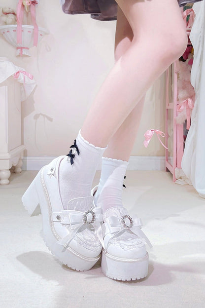 Subculture platform shoes