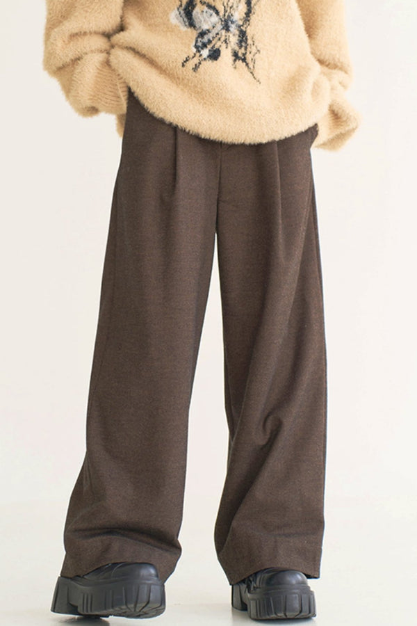 オータムウィンターウーレンツイードスラックス