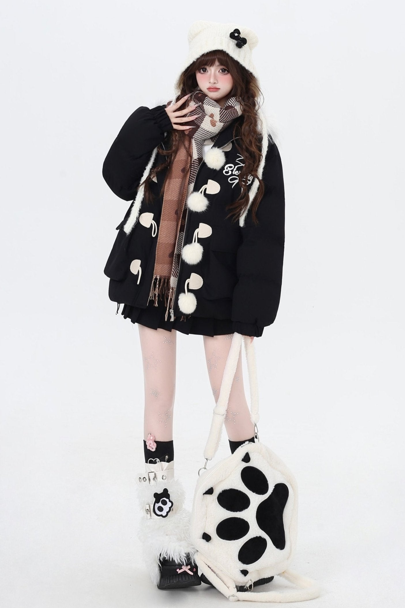 Sweet Velvet Far Collar Jacket