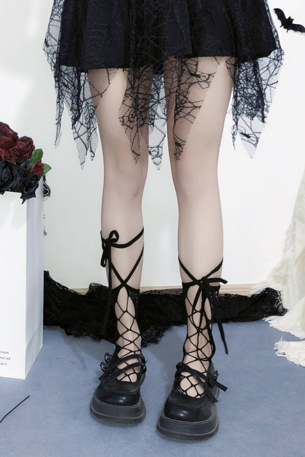 Japanese Harajuku Cross Scarf Socks