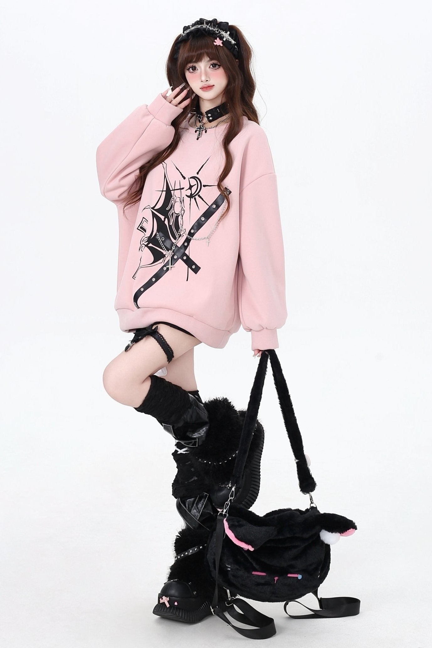 サブカルフリーススウェット