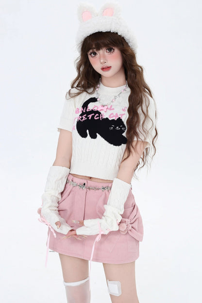 Sweet Spicy Slim Knit T-shirt