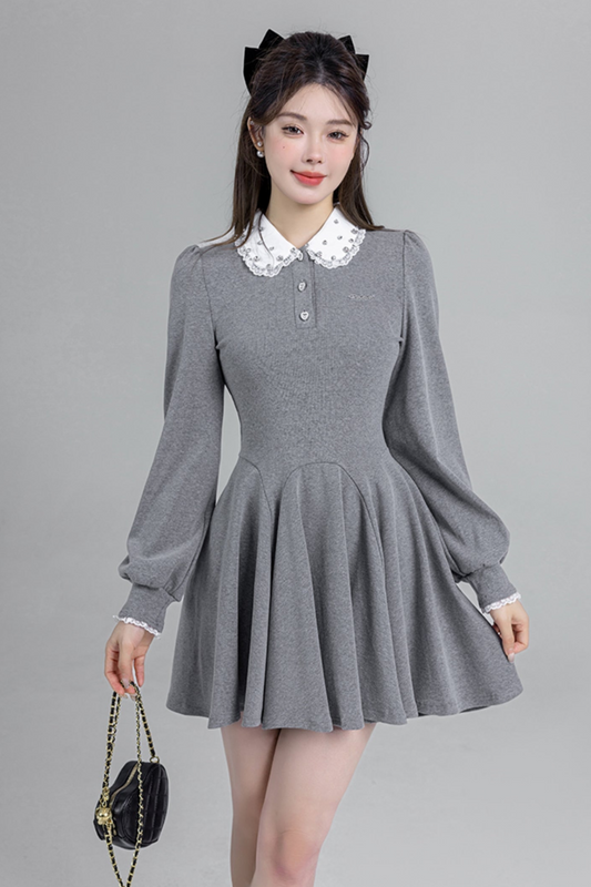 Gray Doll Nex Limnit Dress