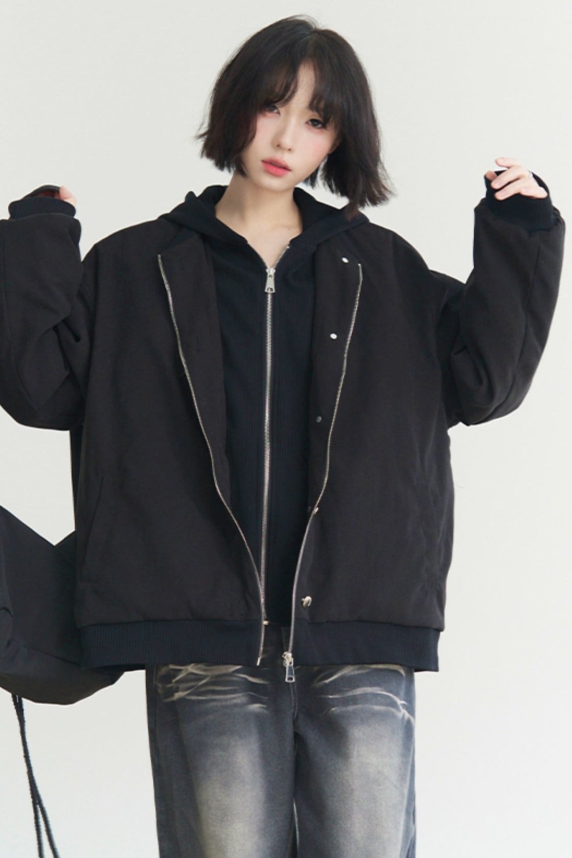 Loosfit Museum Baseball Jacket