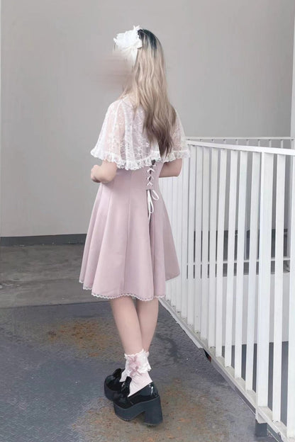 Sweet Doll Lace Ribbon Dress