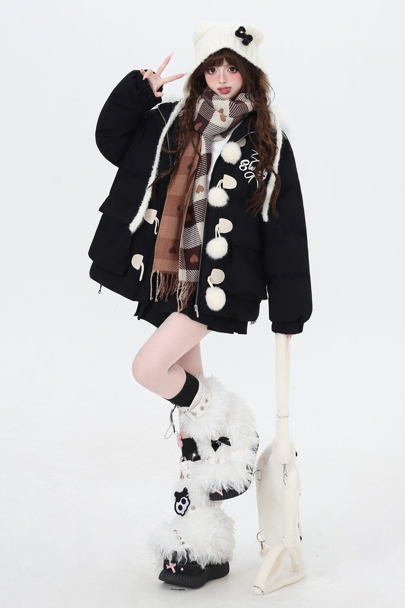 Sweet Velvet Far Collar Jacket