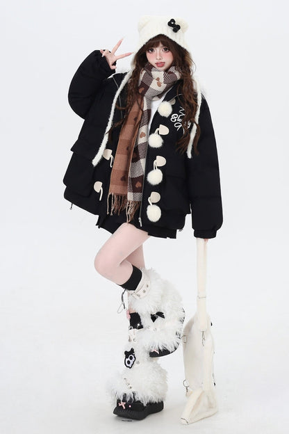 Sweet Velvet Far Collar Jacket