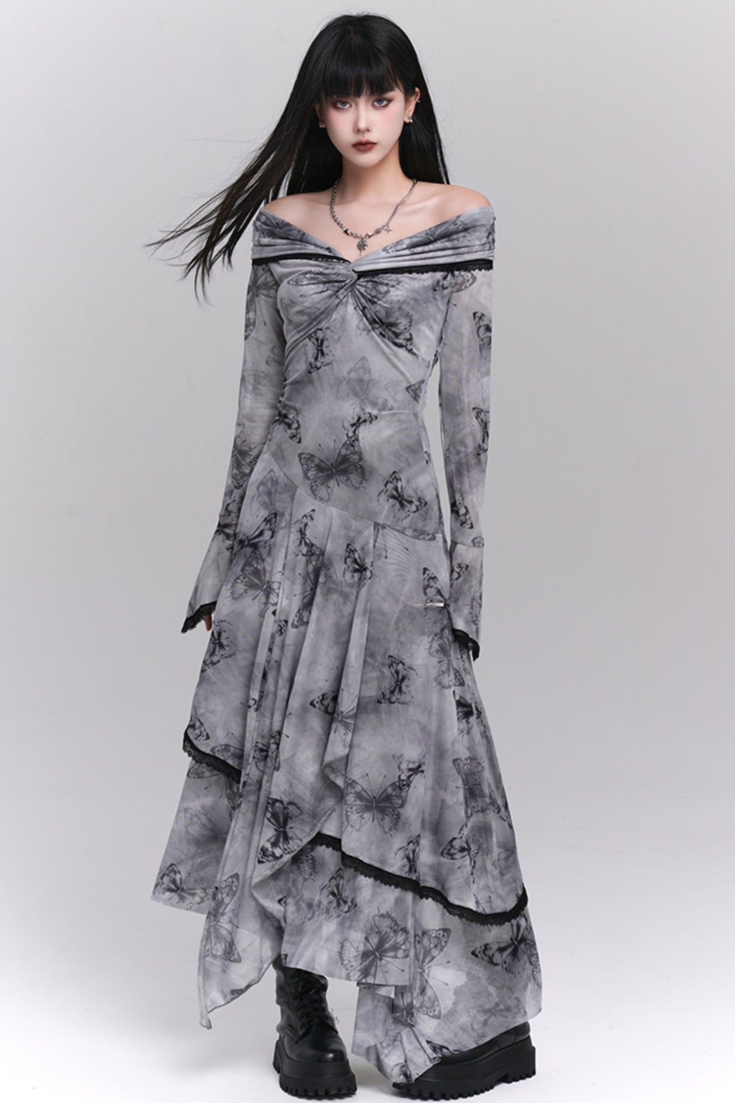 One-shoulder Atmosphere Dress