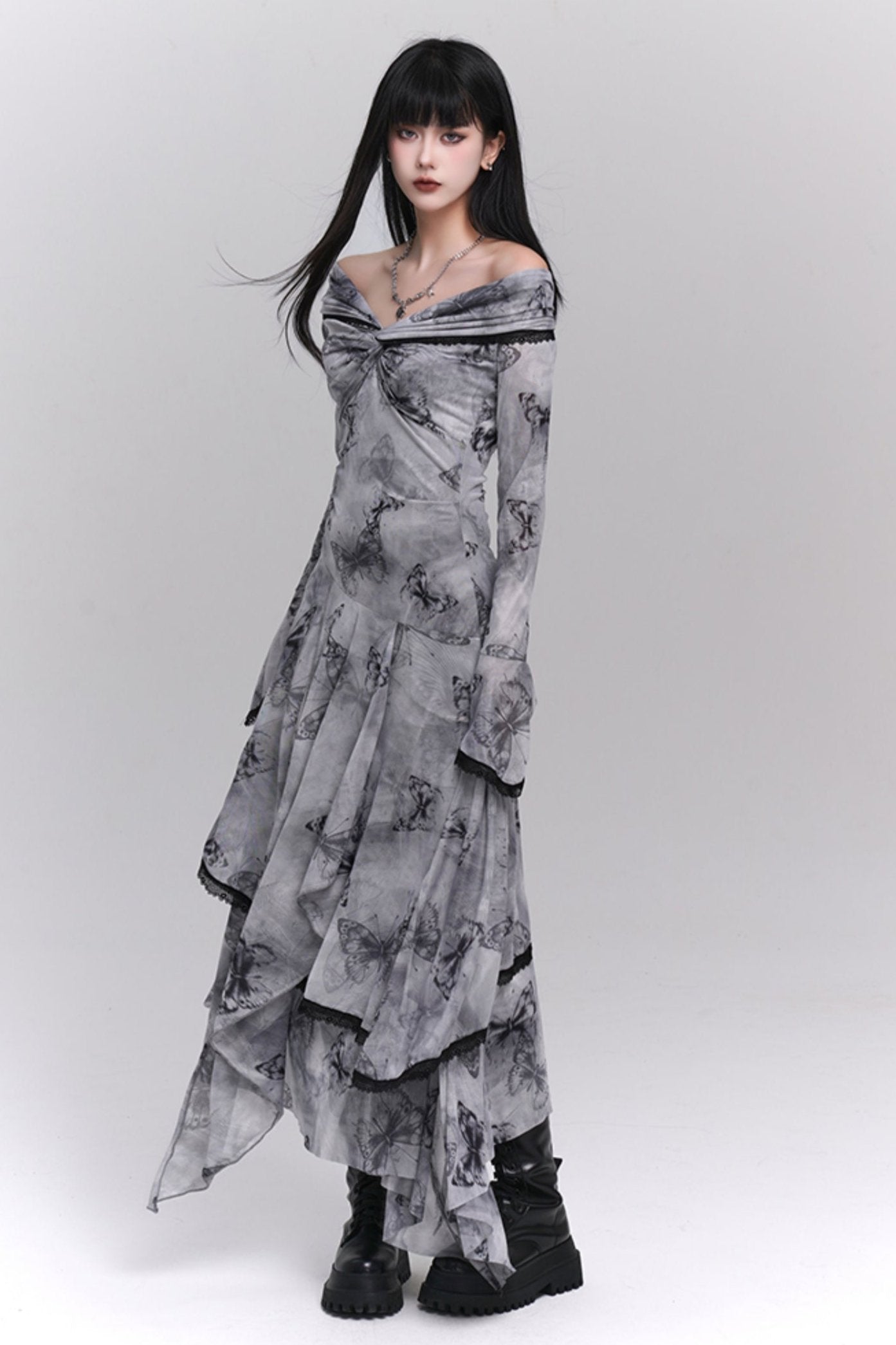 One-shoulder Atmosphere Dress