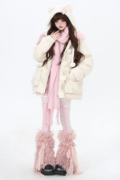 Sweet Velvet Far Collar Jacket