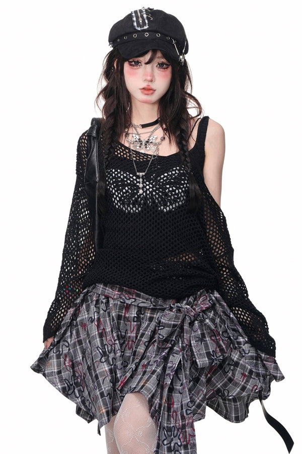 バタフライオフショルダーブラクトップセット