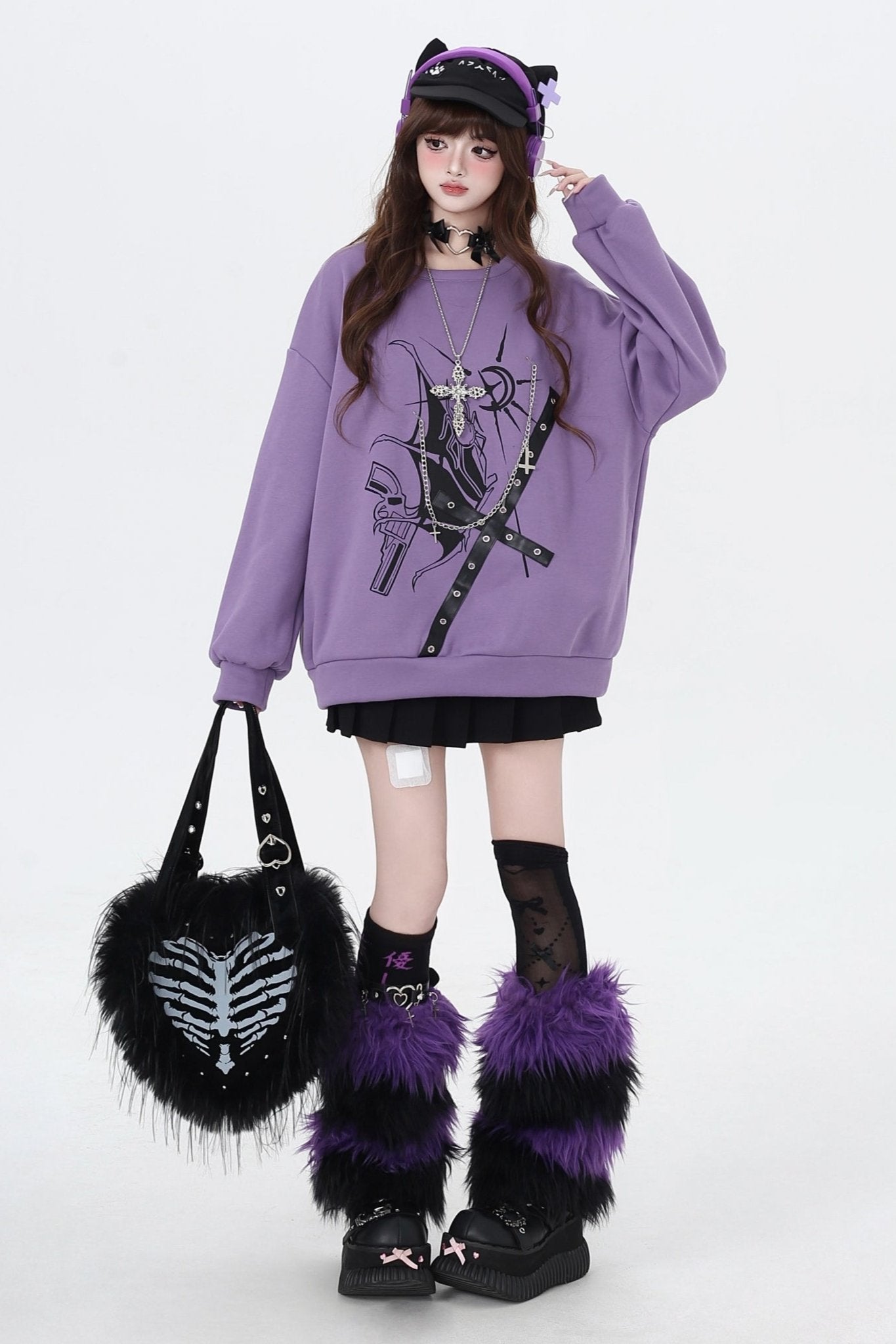 サブカルフリーススウェット