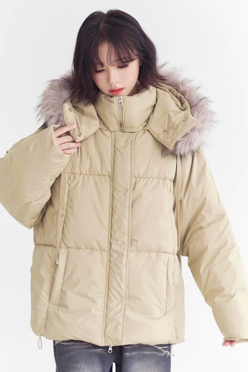 Loose food cotton jacket