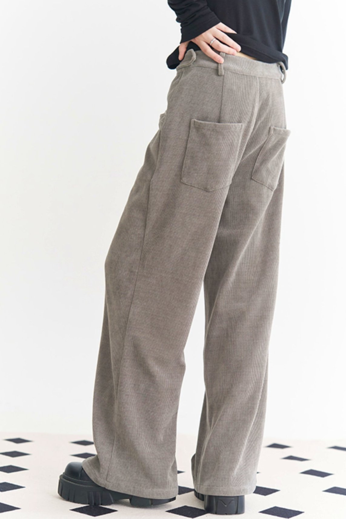 Autumn solid color slacks