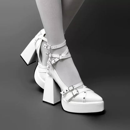 Gothic Pointed toe Platform Heal