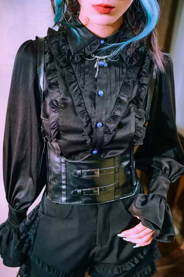 PU Leather Waist Decoration Belt