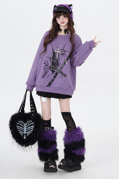 サブカルフリーススウェット