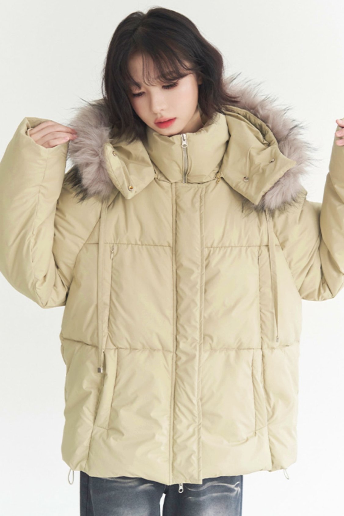 Loose food cotton jacket