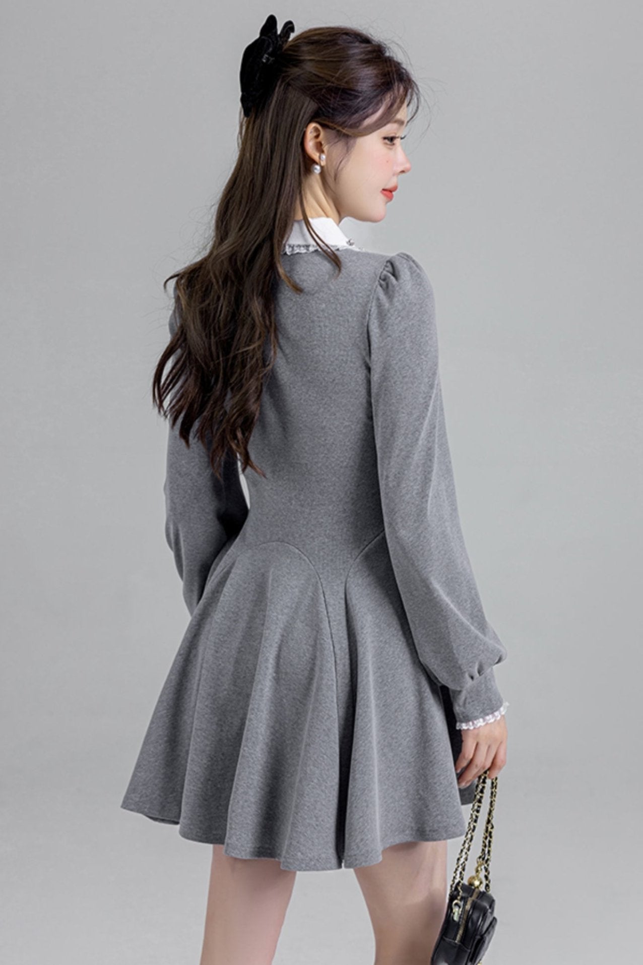 Gray Doll Nex Limnit Dress