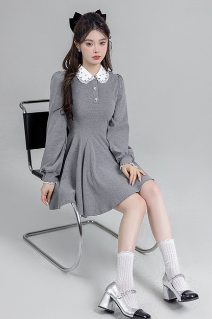 Gray Doll Nex Limnit Dress