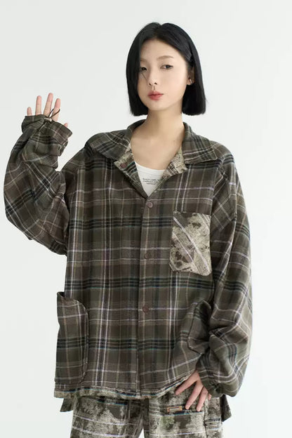 Reversible Plaid Shirt