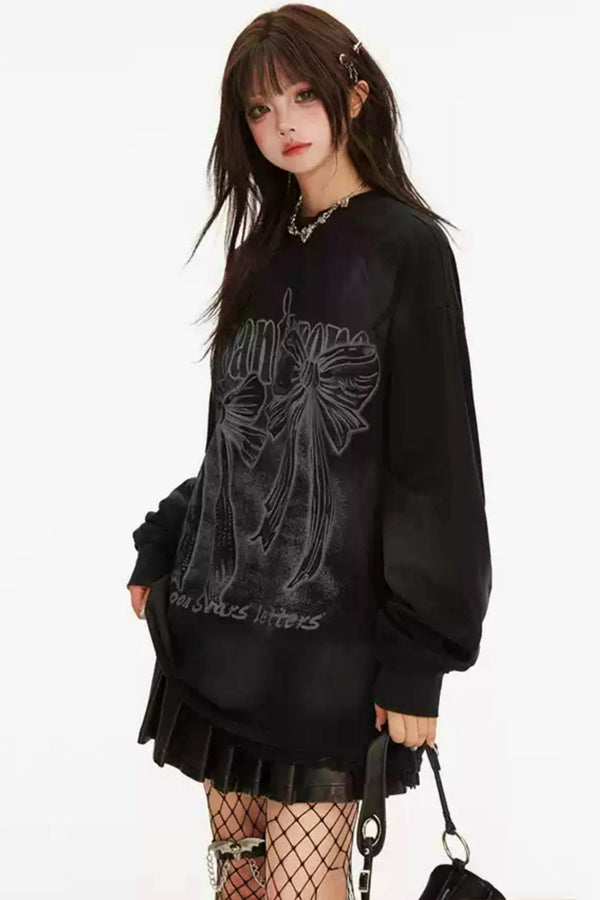 ハンドペイントボウレーススウェット