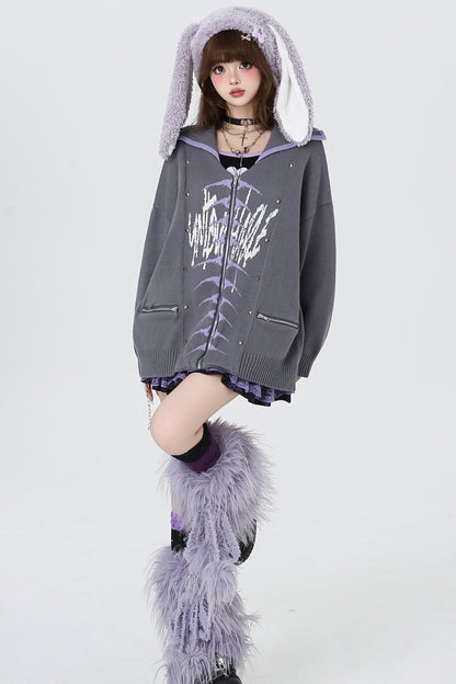 Butterfly Gothic Hall Knit Sweater