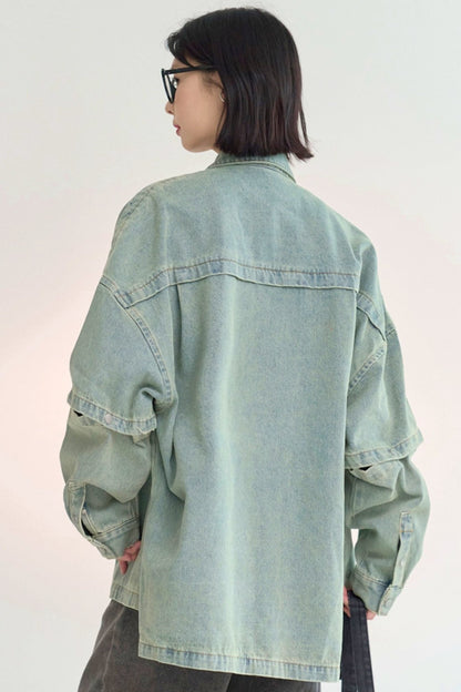 Gravity loose fit denim jacket