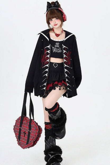 Butterfly Gothic Hall Knit Sweater