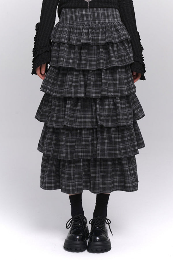 Chic Played Cake Skirt