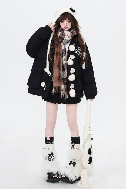 Sweet Velvet Far Collar Jacket