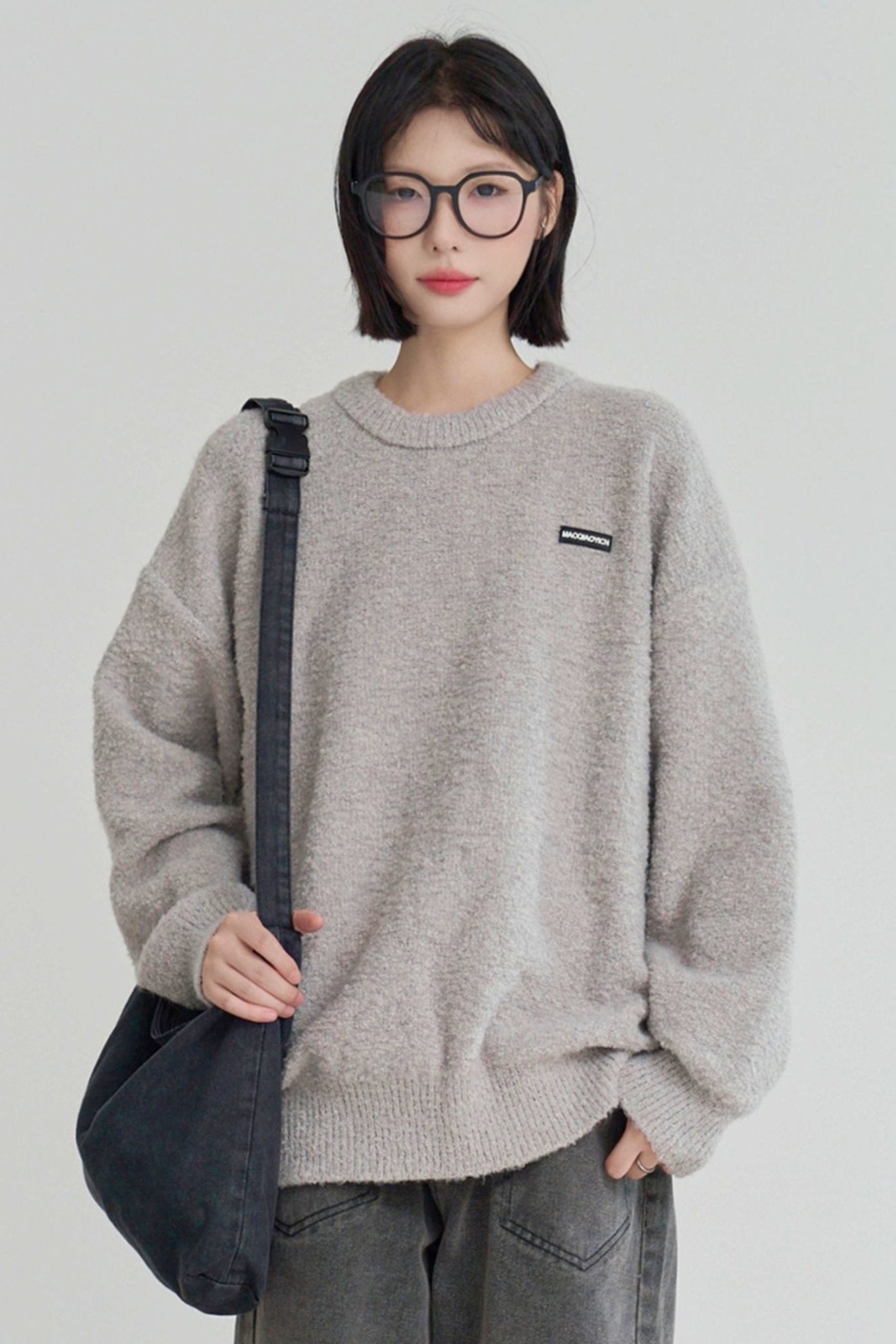 Plash crew neck sweater