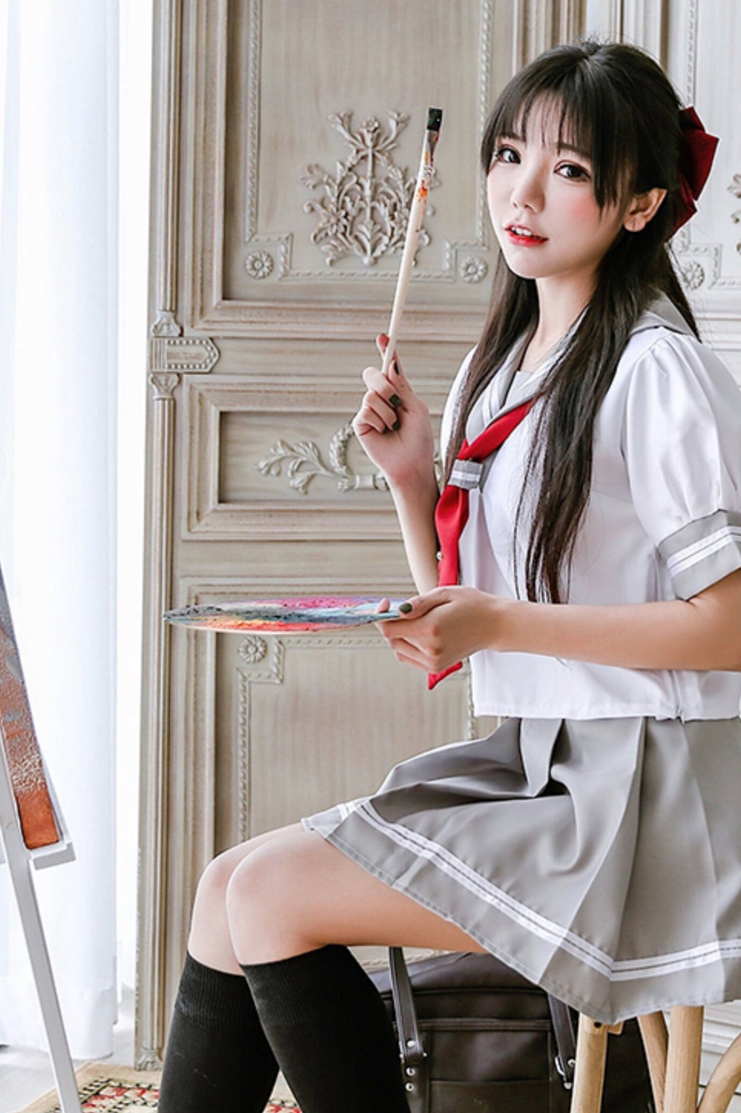 Halloween Sailor School Uniform Costume Set