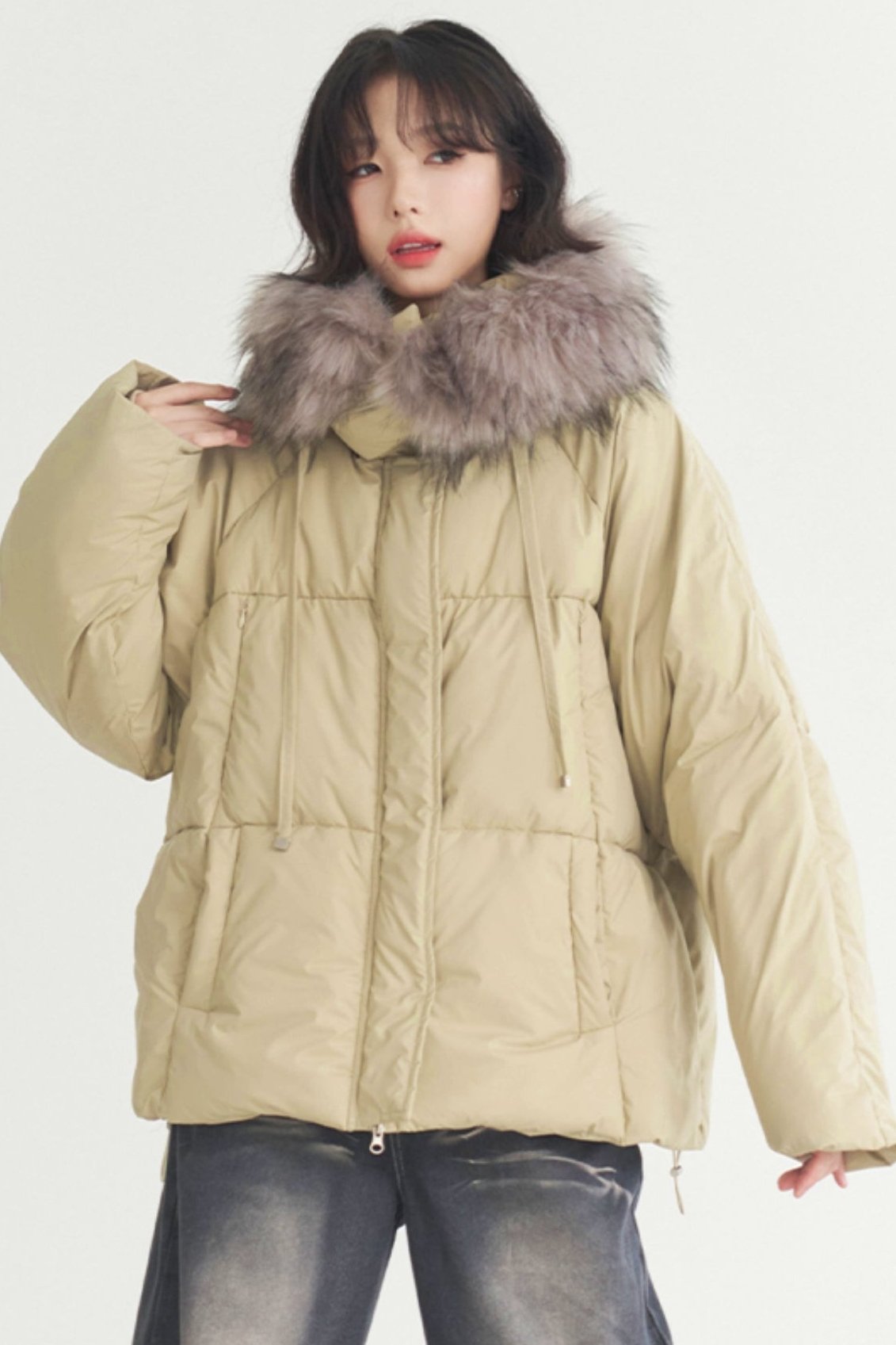 Loose food cotton jacket