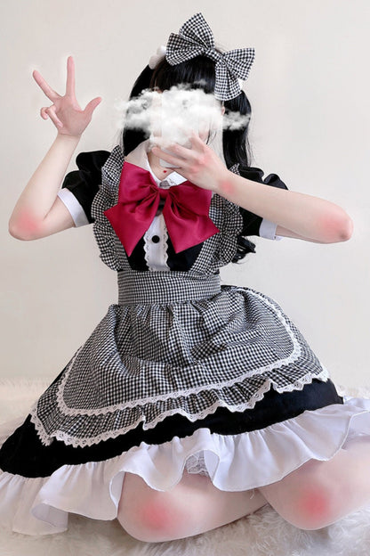 Two-dimensional Lolita Maid Tutu Dress Set