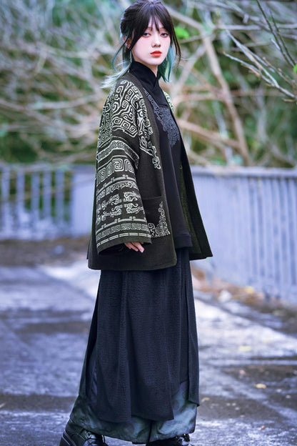 Jacket Retro Style Cardigan 