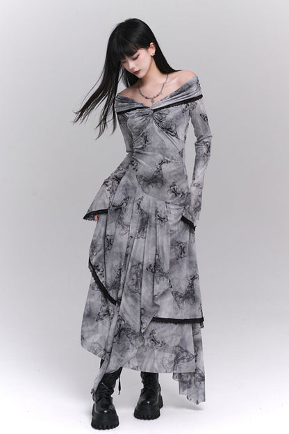 One-shoulder Atmosphere Dress