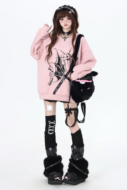 サブカルフリーススウェット