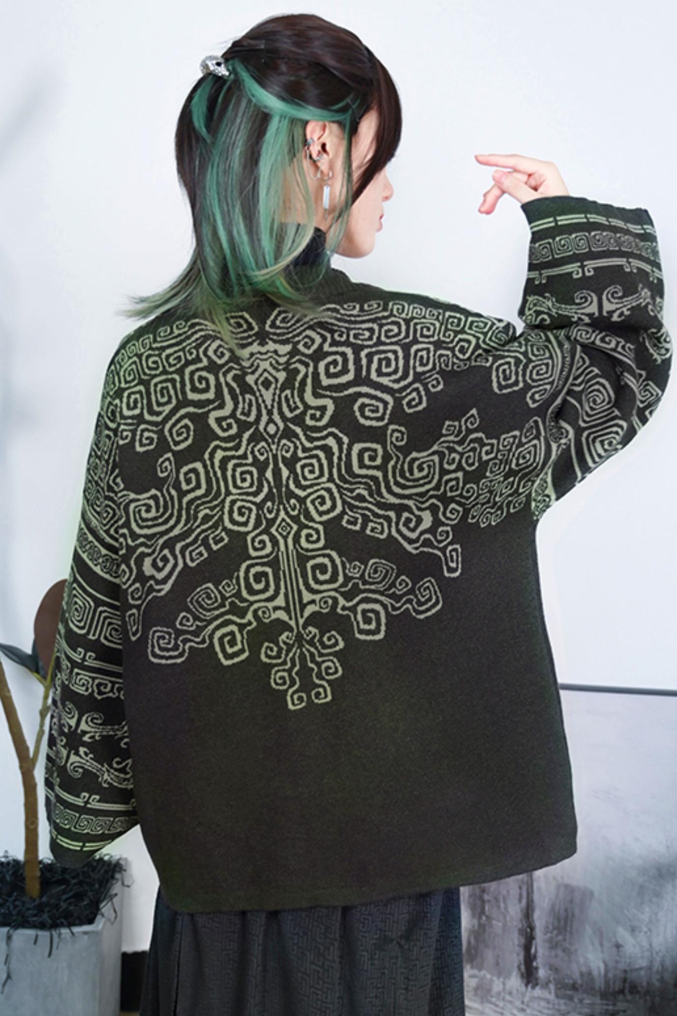 Jacket Retro Style Cardigan 