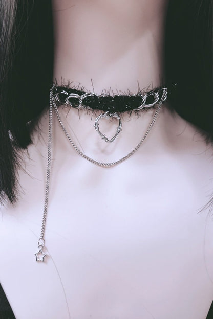 Gothic Lolly Ta Chain Clavicle Color