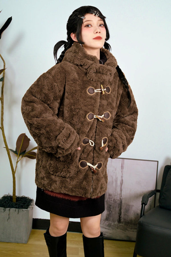 ルーズラビットファージャケット