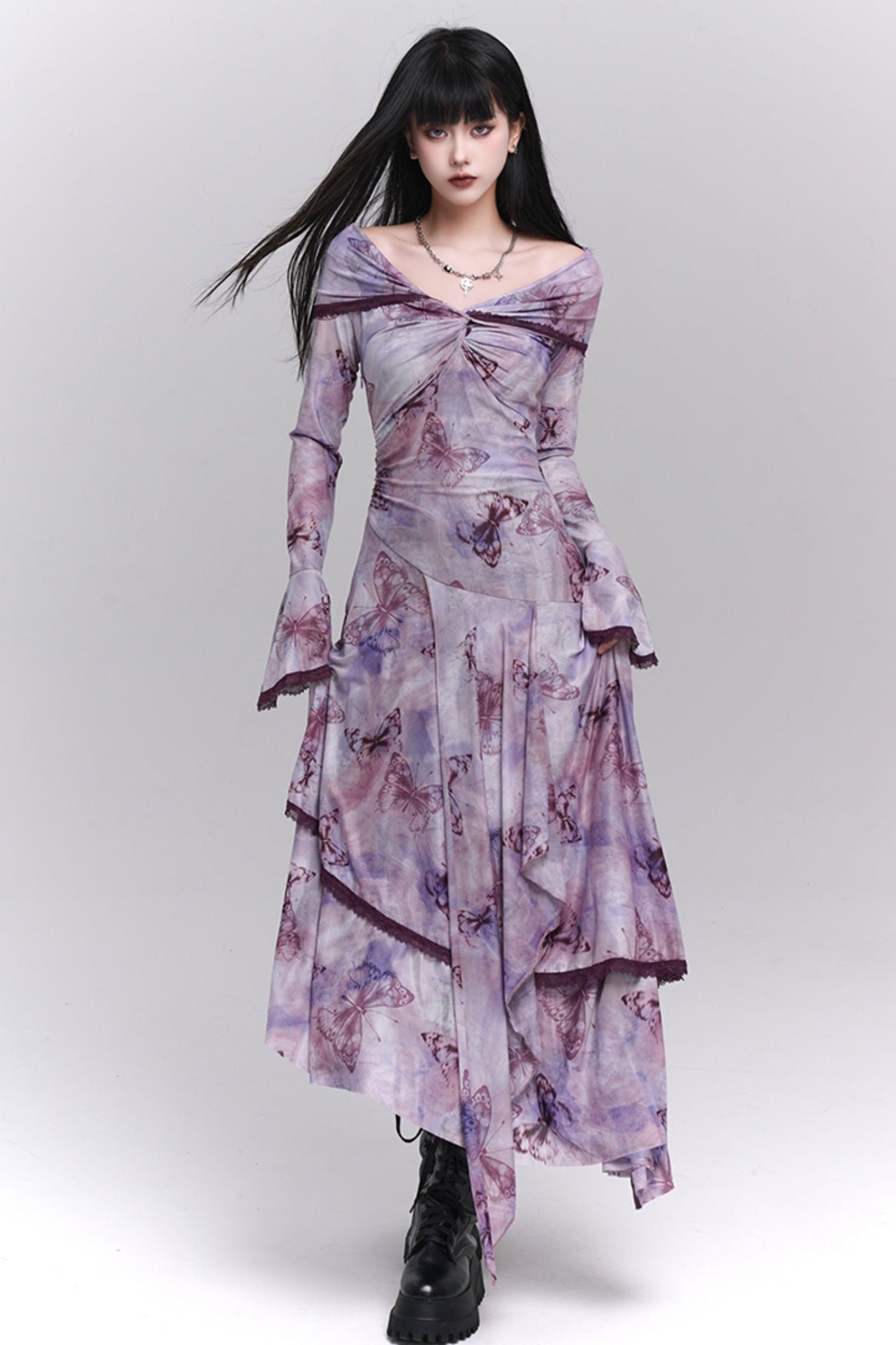 One-shoulder Atmosphere Dress