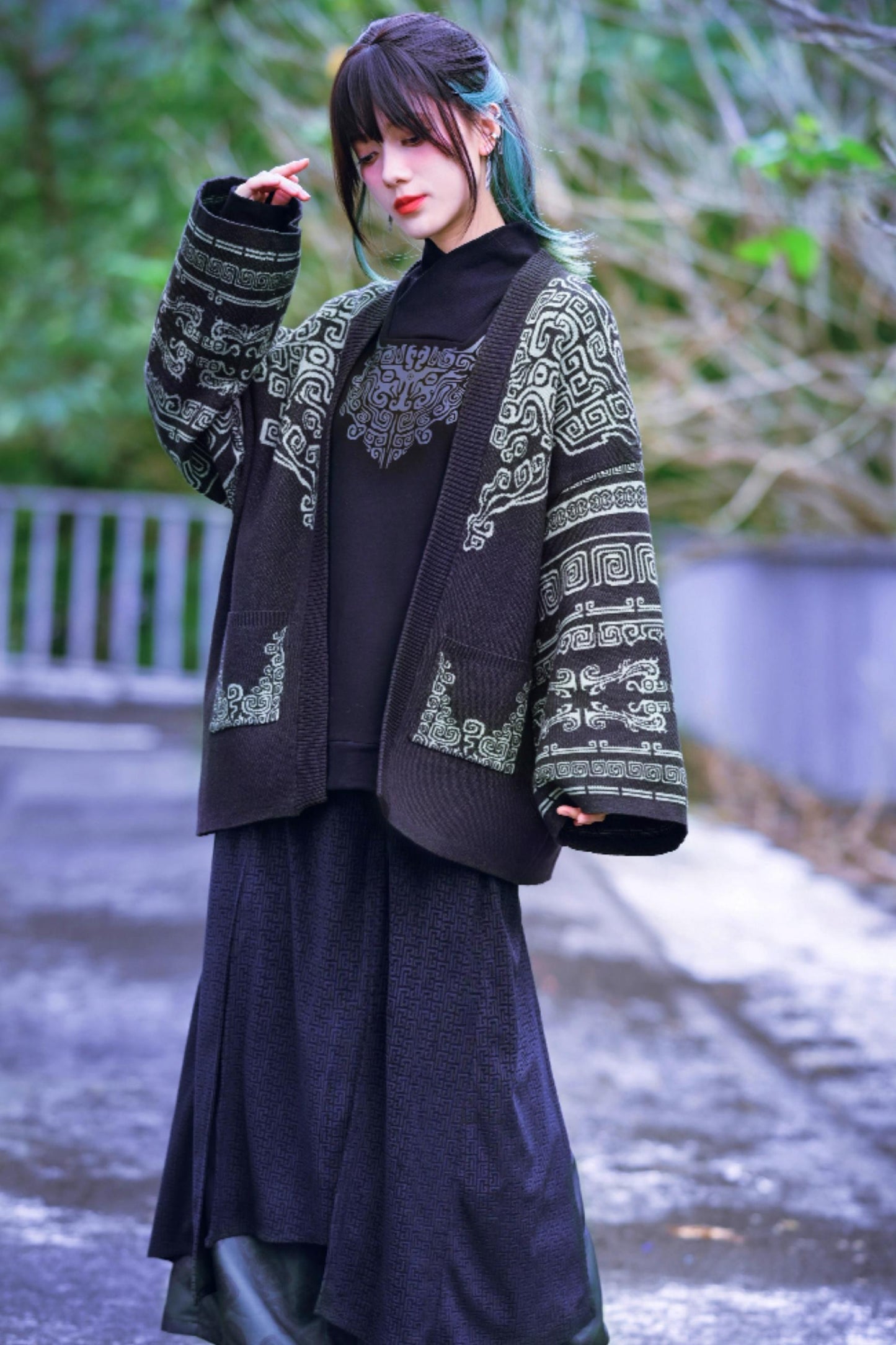 Jacket Retro Style Cardigan 