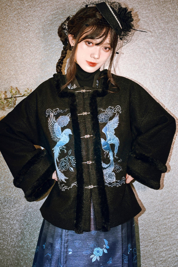 エンブロイダリーハンカーディガン