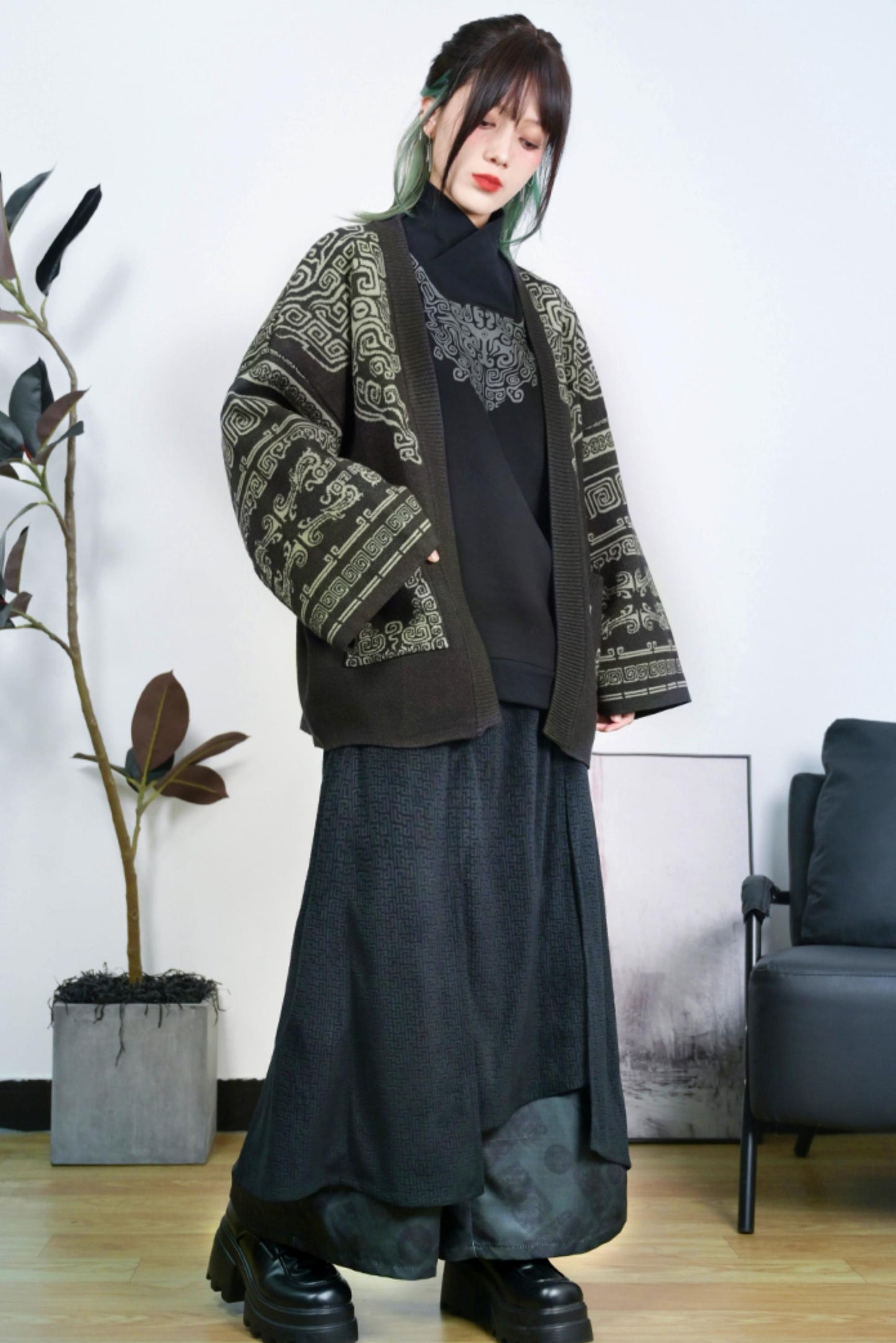 Jacket Retro Style Cardigan 