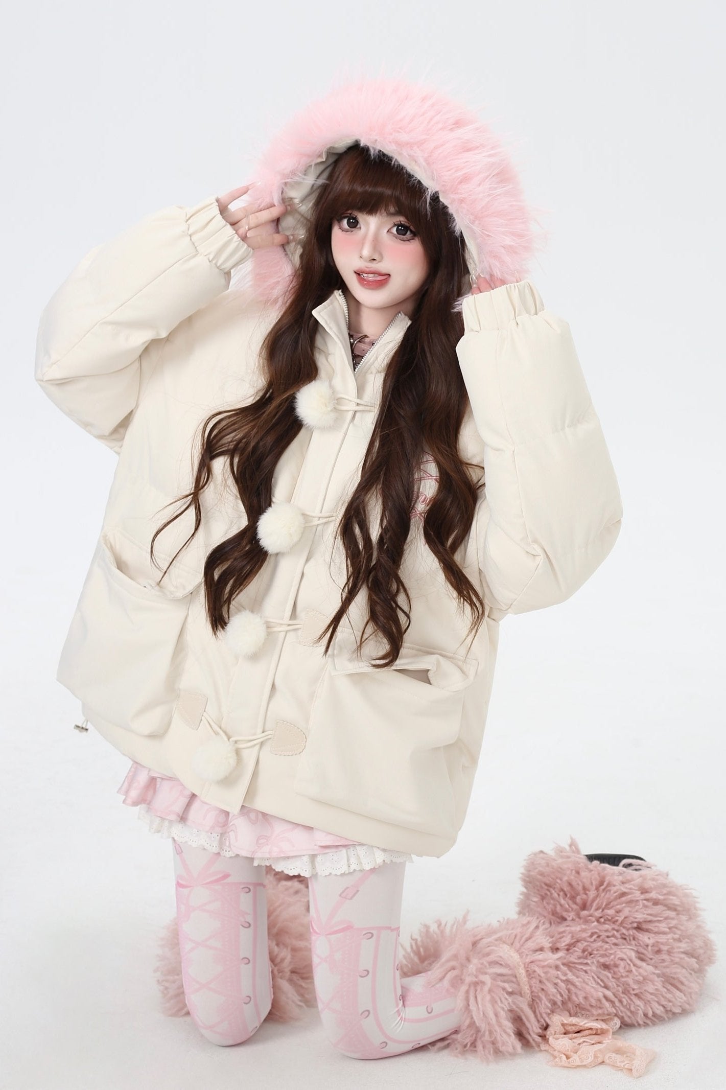 Sweet Velvet Far Collar Jacket