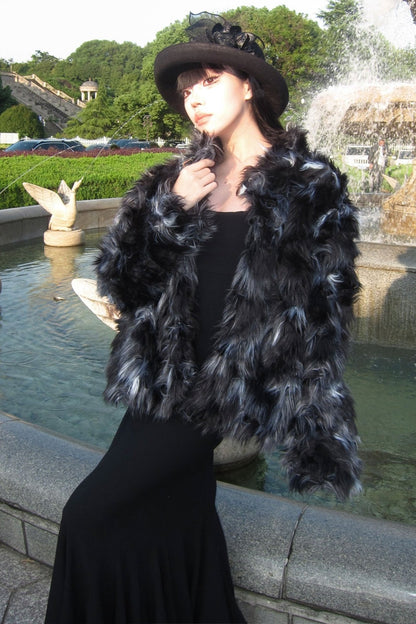 Imitation Mink Fur Eco Coat