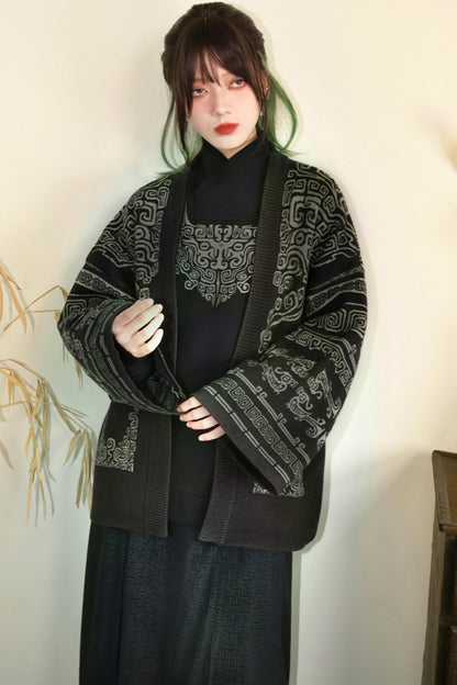 Jacket Retro Style Cardigan 